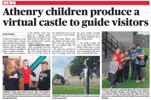 Athenry Castle Minecrafters